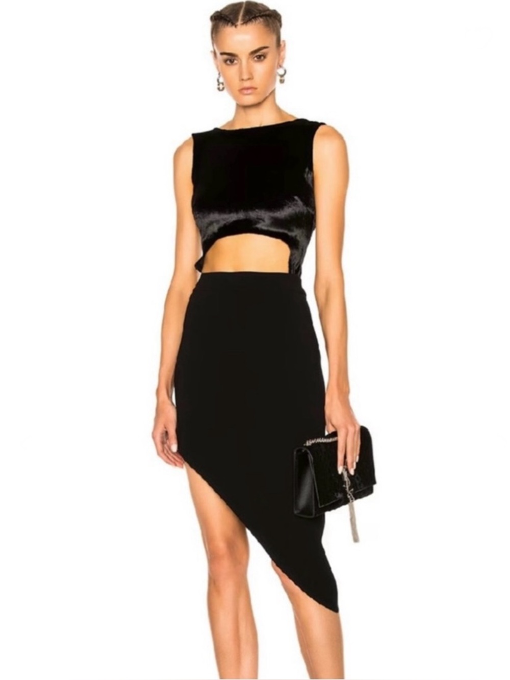 NEW BAJA EAST REVOLVE BLACK CUTOUT DRESS